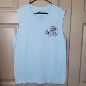 NWT Disney Stitch Graphic Sleeveless Shirt Tank Top Size Extra large